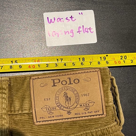 Polo Ralph Lauren Corduroy Varick Slim Straight Pants - Men's Size 38 X 30 - Picture 9 of 11